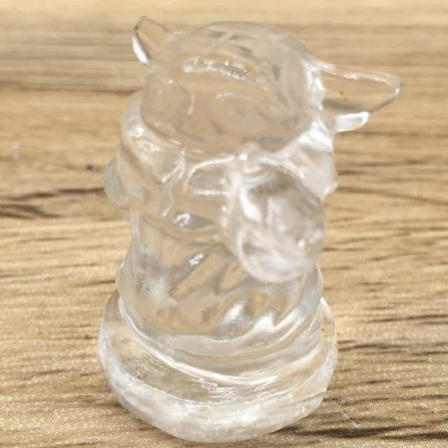 1pc Natural white crystal Quartz hand Carved skull crystal Reiki healing
