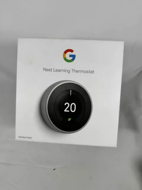 Google Nest Learning Thermostat (3rd Gen) Smart Thermostat - Read Desc