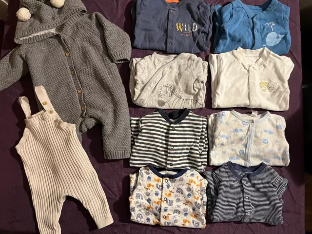 Baby Boy Clothes Bundle size  3-6 months