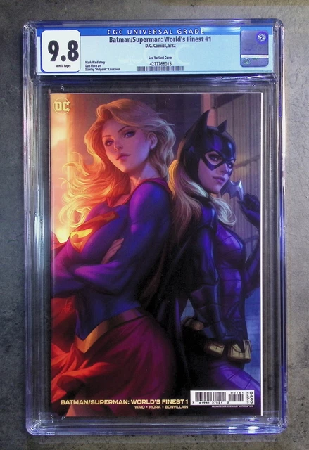 Batman Superman World’s Finest #1 2023 DC Stanley Artgerm Lau Variant CGC 9.8