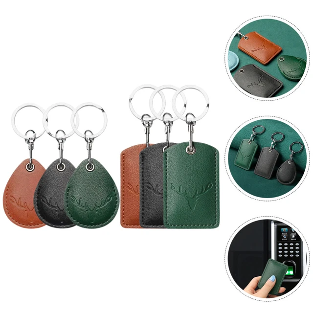 6 Pcs Kartenhalter/Kartenhalter Schlüsselringe Schlüsselanhänger