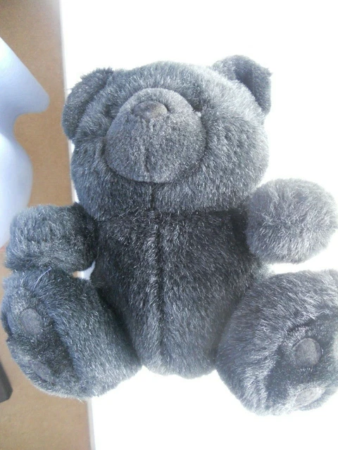Small black teddy bear deals