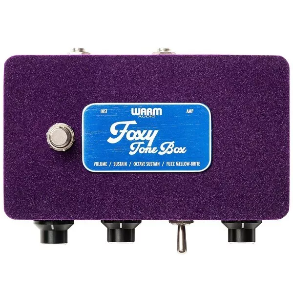 Warm Audio Foxy Tone Box Octave Fuzz Guitar Pedal (Limited Edition Purple)