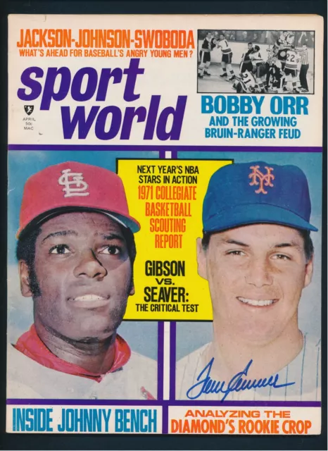 Tom Seaver Signed Sport World Magazine Autograph Auto PSA/DNA AL56657 Tom Seaver Signed Sport World Magazine Autograph Auto PSA/DNA AL56657