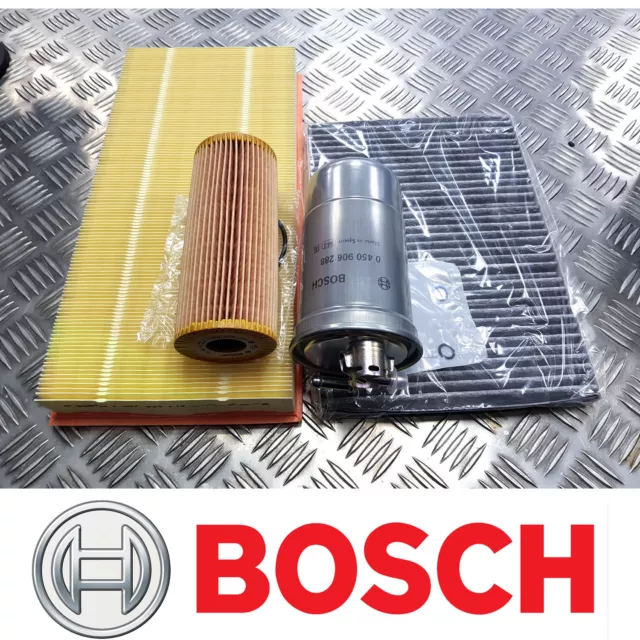 SERVICE KIT for VW Golf MK4 1.9 TDI 1J BOSCH Oil Air Fuel Cabin Filters 1997-200