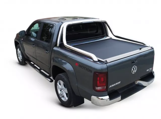 Couvercle de coffre capote roulante SOT 1301 SILVER pour VW AMAROK CANYON Double Cab 2