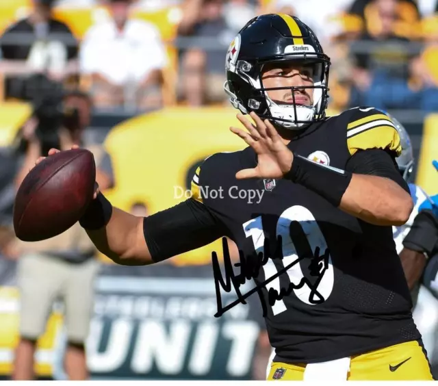 Mitchell Mitch Trubisky Signed Photo 8X10 Rp Autographed Picture Steelers
