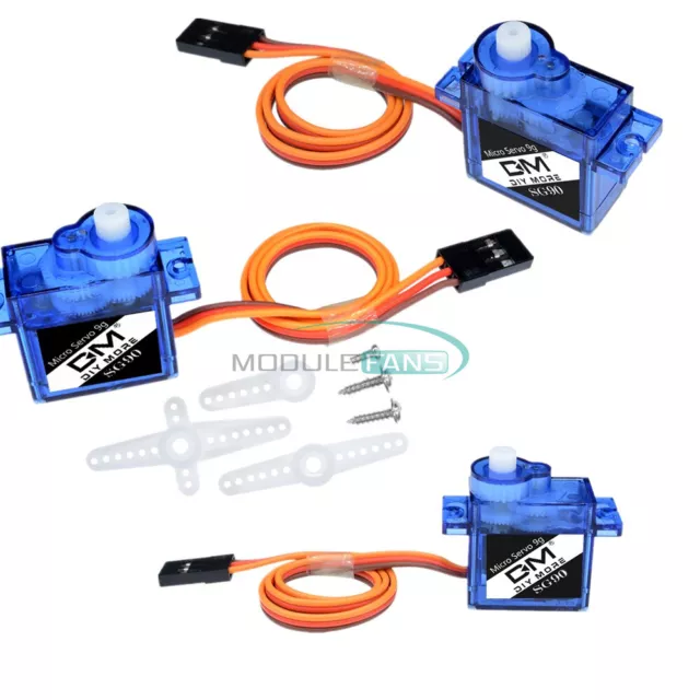 1/2/4/5/10PCS Micro Servo Motor 9G SG90 RC Robot Helicopter Airplane Car Boat