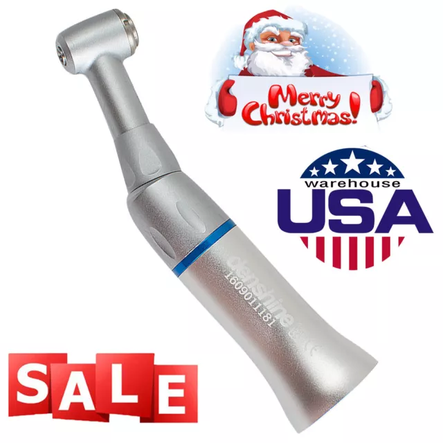 Denshine Dental E-type Contra Angle Slow Low Speed Handpiece Push Latch Bur CE