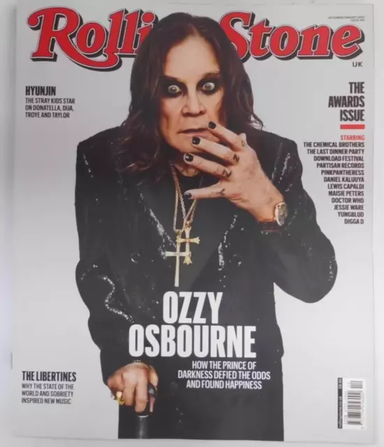 ROLLING STONE UK magazine Dec/Jan 2024 The Awards Issue. Ozzy Osbourne