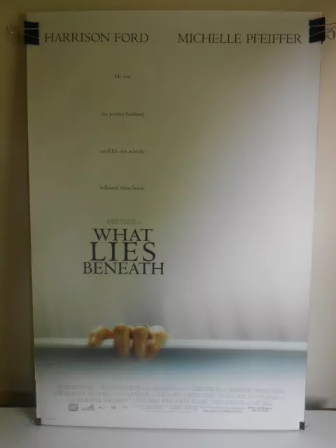 What Lies Beneath (2000) Original Double Sided Movie Poster Ford Pfeiffer 27x40