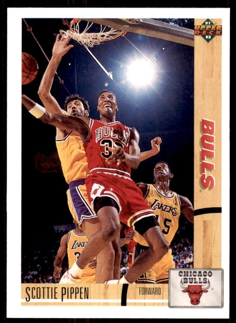 Lot de 9 cartes Chicago Bulls – Upper Deck 1994 (dont 2 Jordan et 2 Pippen - Collection