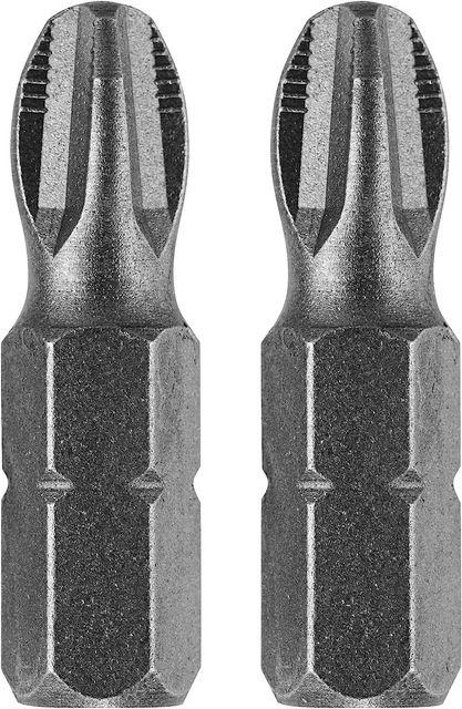 Bosch #3 Phillips 1"-(L) 2-Pack Recess Insert Screwdriving Bits, P3102