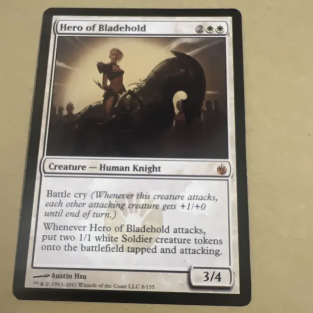 Hero Of Bladehold-Mirrodin Besieged-Mtg- Magic The Gathering