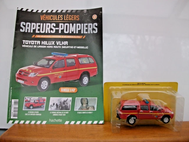 Toyota Hilux Double Cabine Pompiers – Alarme – Miniature 1/43 Résine – Neuf