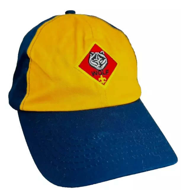 Cub Scouts Boy Scouts of America Wolf Rank Uniform Hat Cap M/L Adult Size