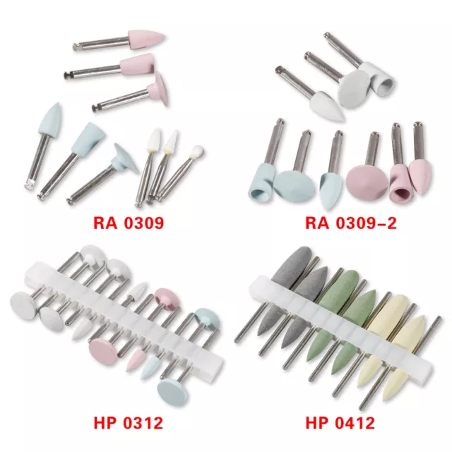 Dental RA/HP Bohrer Porzellan Composite Polierset Bohrer For Low Speed Handstück