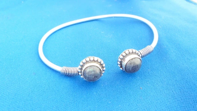 cuff german silver bracelet one piece