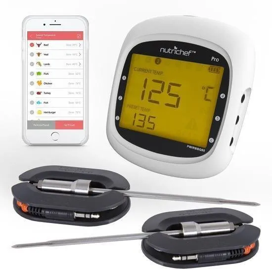 TISOU Wireless Bluetooth Meat Thermometer,Smart Grill Thermometer