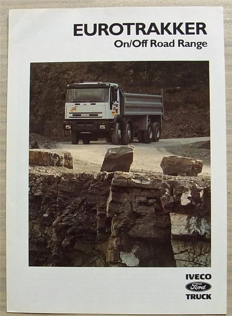 IVECO FORD EUROTRAKKER ON/OFF ROAD RANGE Commercial Sales Brochure 1994