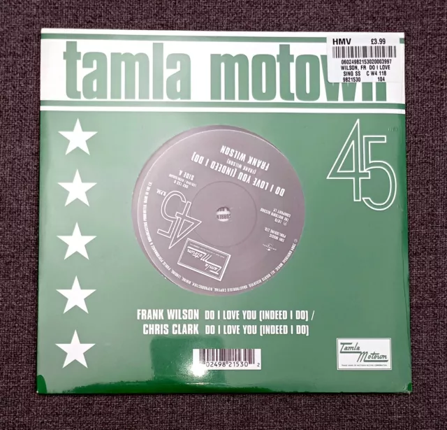 Do I love you Chris Clark / Frank Wilson rare NEW single sealed Tamla Motown 982