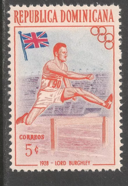 Dominican Republic #477 (A117) VF MNH - 1957 5c Lord Burghley, England