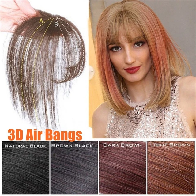 INVISIBLE SEAMLESS COVER Up Baldness Thin Hair Topper 3D Air Bangs