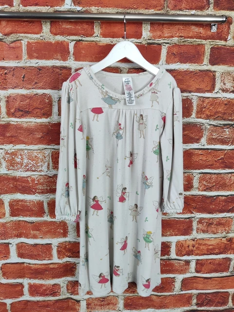 GIRLS MINI BODEN Fairy Nightdress Sleepwear Long Sleeve Age 7 8