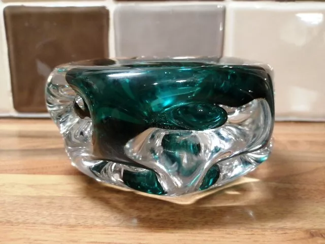 1970S Cornish Liskeard Knobbly Art Glass Bowl - Jim Dyer-Collectable. 3