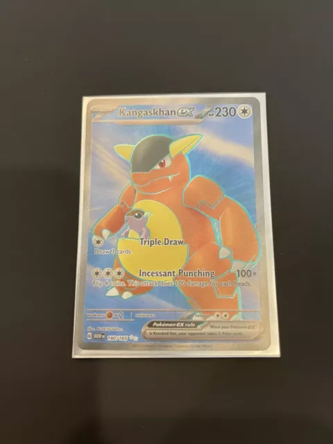 PSA 8 Pokemon 151 TCG - Kangaskhan ex 190/165 - Full Art Ultra Rare Holo  Card