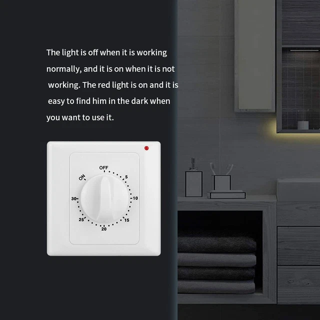 Electronic Mechanical Countdown Controller with Convenient Installation