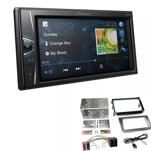 Pioneer Autoradio Touchscreen Kamera-IN USB für Alfa Romeo Mito bis 2013 silber