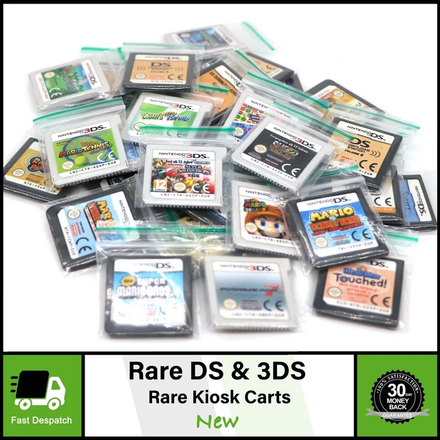 NINTENDO KIOSK DEMOS Not For Resale DS & 3DS Carts Extremely Rare