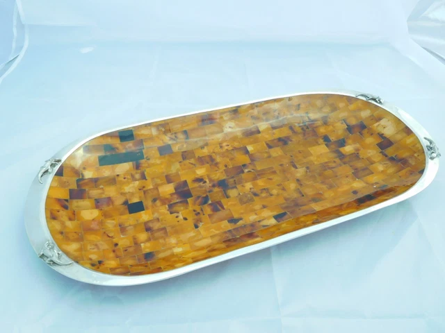 Splendida Ciotola Centrotavola Di Design Carlo D'italia Montata In Argento