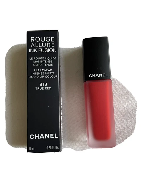chanel rouge allure ink fusion 818 true red