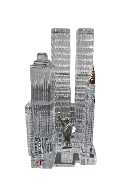 Hofbauer New York Skyline World Trade Center 9/11 Magic Crystal RARE Vintage