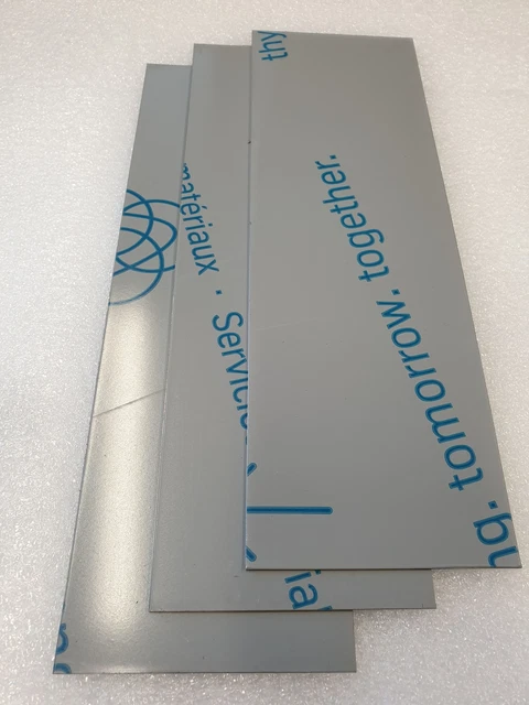 Inox 1mm Double-Face Filmés Et Anniversaire Bande de Tôle Métallique Découpe V2A
