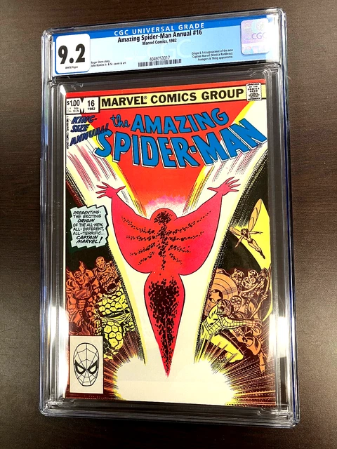 AMAZING SPIDER-MAN ANNUAL #16 CGC 9.2 Origin & 1st App. MONICA RAMBEAU 1982