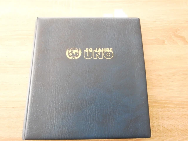 Motivsammlung "50 Jahre Vereinte Nationen UNO " im  Vordruckalbum mit 56 Blätter