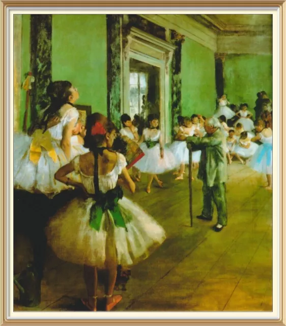 Kunstdruck von Edgar Degas - Tänzer TANZKLASSE Ballettstudio Ballerinas