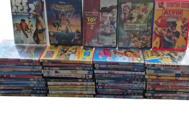 20x Disc Only Childrens DVD'S Wholesale Bundle, Inc Disney DVD'S