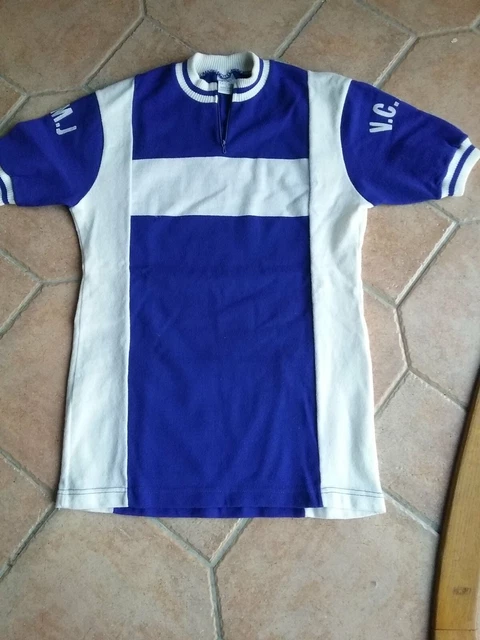 Veste Cycliste Vintage Tricots Du Rocher – Made In France – Taille M – Rouge