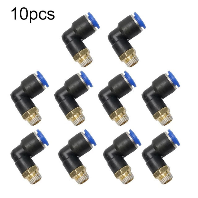 10 Fixation Externe Fil Coude Connecteur Rapide for Manteaux Pneu Adaptateur