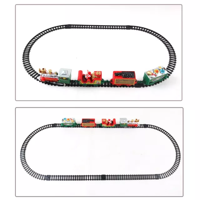 Christmas Train Set Railway Tracks Electric Toys Decor Christmas Tree Xmas Gift