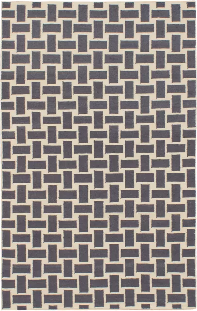 Traditional Hand woven Carpet 5'0" x 8'0" Wool Area Rug
