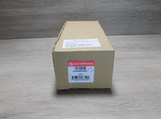 Imi Norgren K41EA00K42KS1 Inline Control Valve Assy