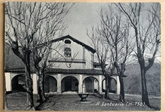 Cartolina Santuario Madonna delle Grazie Novareia Portula Biella Non viaggiata
