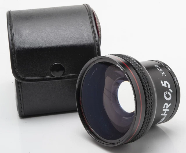 Convertisseur Grand Angle Hama HR 0,5x - 52mm - Monture 52-58mm - État Mint