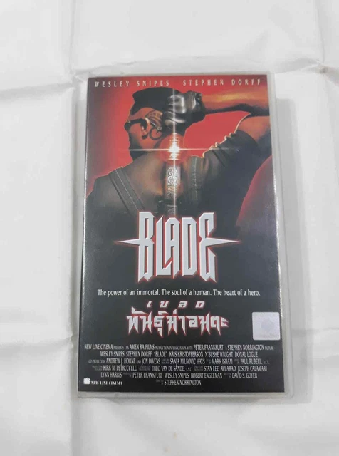 VHS BLADE WESLEY Snipes VHS movie Video Tape Action Horror 1998 RARE £4 ...