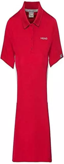 (TG. S) Head Club Tech Polo Shirt G, Colore: Rosso, s Unisex-Bambini - NUOVO